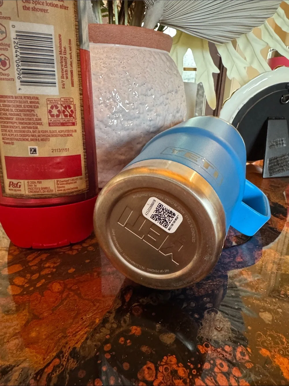 Yeti Blue Travel Tumbler & Body Wash
